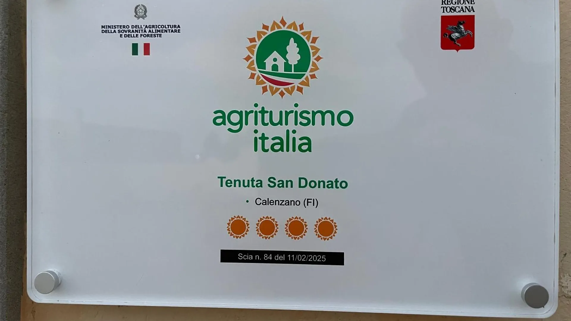 Farm stay Agriturismo Tenuta San Donato Calenzano